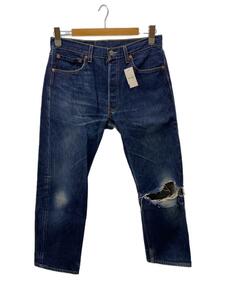 Levi’s◆00s 501/ストレートデニムパンツ/33/made in USA/ボタン裏553/553-0501/破れ