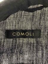 COMOLI◆長袖シャツ/2/コットン/ブラック/T01-02011_画像3