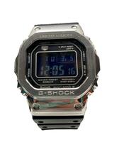 CASIO◆ソーラー腕時計・G-SHOCK/デジタル/ラバー/SLV/BLK_画像1