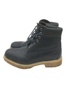 Timberland◆レースアップブーツ/US9.5/NVY/レザー