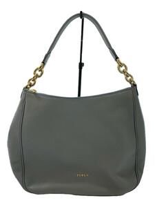 FURLA◆HOBO/2WAY/ワンハンドル/ショルダーバック/トートバッグ/レザー/ブルー/BYP3COM/