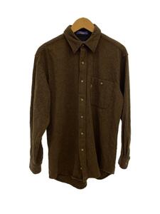 PENDLETON◆長袖シャツ/M/ウール/BRW