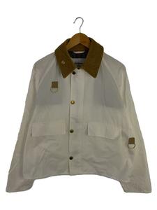 Barbour◆SPEY/BEAMS F別注/ジャケット/38/-/WHT/無地/2101007