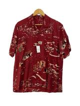 Porter Classic◆アロハシャツ/M/レーヨン/RED/フレンチ柄/ALOHA SHIRTS RED EXCLUSIVE_画像1