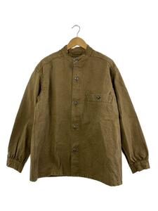 Nigel Cabourn◆バンドカラージャケット/50/コットン/BRW/無地