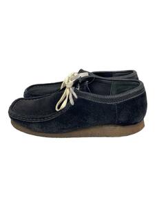 Clarks◆wallabee/ローカットスニーカー/UK7/ブラック/スウェード/0106500629/クラークス