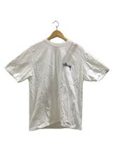 STUSSY◆Tシャツ/L/コットン/WHT/プリント_画像1