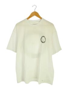 MAGIC STICK◆Car Tire Logo T/Tシャツ/L/コットン/WHT/プリント/23AW-MS7-005