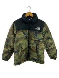 THE NORTH FACE◆NOVELTY NUPTSE JACKET/ND92336/ヌプシ/ダウンジャケット/M/カーキ/カモフラ