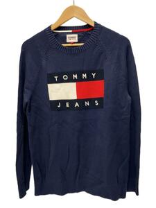 TOMMY JEANS◆セーター(薄手)/M/コットン/NVY