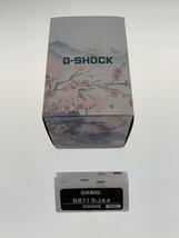 CASIO◆クォーツ腕時計_G-SHOCK/デジアナ/レザー/PNK/PNK_画像6