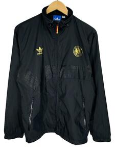 adidas◆DEUTSCHER FUSSBALLナイロンジャケット/M/ポリエステル/BLK/W41374