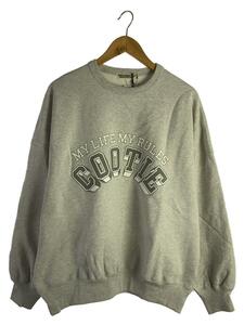 COOTIE◆Open End Yarn Print Sweat Crew/スウェット/M/コットン/グレー/CTE-23A324