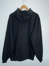 Carhartt◆Hooded Pullover Sweatshirt/パーカー/L/コットン/BLK/無地/K121_画像2