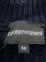 EMPORIO ARMANI◆カーディガン(薄手)/50/ウール/NVY/M1E07M M150M_画像3