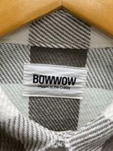 BOWWOW◆長袖シャツ/S/コットン/GRY/チェック/BW2001-FMFS_画像3