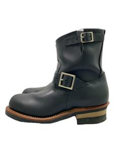 RED WING◆エンジニアブーツ/25cm/BLK/レザー/D2976