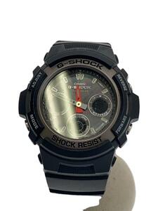 CASIO◆ソーラー腕時計・G-SHOCK/デジアナ/BLK