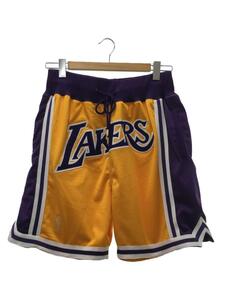 mitchell&ness◆21ss/ショートパンツ/L/ポリエステル/YLW/Los Angeles Lakers