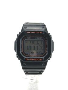 CASIO◆ソーラー腕時計・G-SHOCK/デジタル/BLK