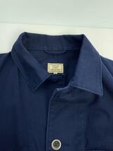 UNITED ARROWS green label relaxing◆ショップコート/S/コットン/ネイビー/無地/3225-199-1674/ボタン欠品_画像6