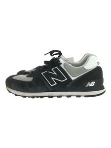 NEW BALANCE◆ローカットスニーカー/27cm/BLK/ML574SSN