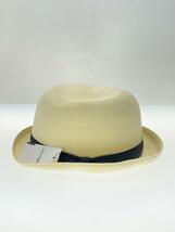 NEWYORK HAT&CAP CO.◆ハット/7 1/8/CRM/無地/メンズ_画像2