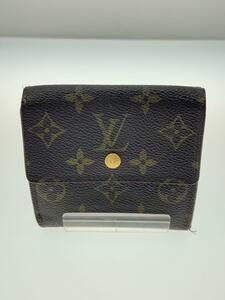 LOUIS VUITTON◆2つ折り財布/ブラウン/メンズ/M61652/ポルト モネビエカルトクレディ/使用感有