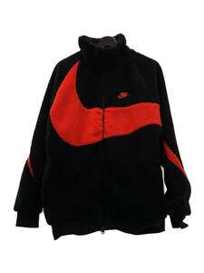 NIKE◆ブルゾン/L/ポリエステル/BLK/総柄/BQ6546-008