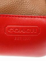 COACH◆ウエストバッグ/レザー/BRW/無地/70899/トンプソン_画像5