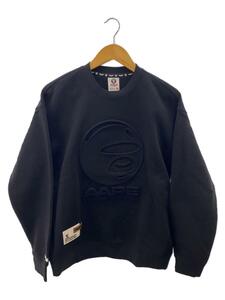 AAPE BY A BATHING APE◆スウェット/M/コットン/BLK/aapswm3937xaj