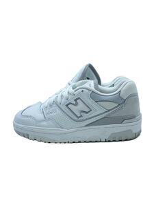 NEW BALANCE◆ローカットスニーカー/22.5cm/WHT/レザー/BBW550CB/白