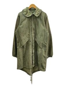 US.ARMY◆コート/M/コットン/KHK/カモフラ/100-84-C-0525