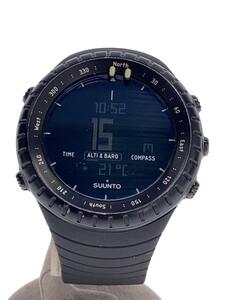 SUUNTO◆腕時計/デジタル/ラバー/GRY/BLK/core classic