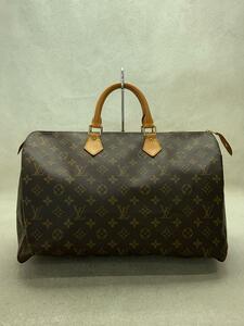 LOUIS VUITTON◆1)スピーディ35_モノグラム・キャンバス_BRW/PVC/BRW