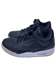 NIKE◆AIR JORDAN 3 RETRO/エアジョーダンレトロ/ブラック/136064-020/27cm/BLK