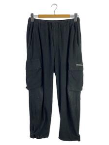 UNIVERSAL PRODUCTS◆20AW/FLEECE CARGO PANTS/2/ポリエステル/BLK/無地/211-60507