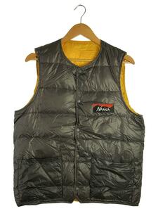 NANGA◆BLACK HOLE DOWN VEST/ダウンベスト/M/ナイロン/BLK/CNW-120