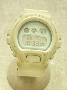 CASIO◆クォーツ腕時計・G-SHOCK/デジタル/ラバー/WHT/WHT