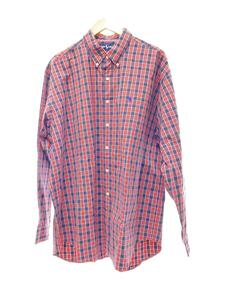 RALPH LAUREN◆BLAKE/長袖シャツ/XXL/コットン/RED/チェック