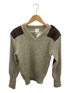 The wooly pully/セーター(厚手)/40/ウール/KHK/コマンドニット/エルボーパッチ