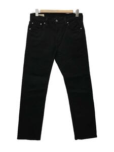 Levi’s◆ストレートパンツ/30/コットン/BLK/無地/05510-0414