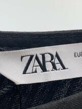 ZARA◆ワンピース/XS/コットン/BLK/無地_画像3