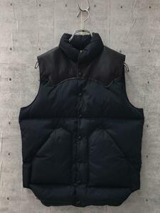 Rocky Mountain Featherbed◆Christy Vest/ダウンベスト/36/ナイロン/ネイビー/450-492-01/管EF-9704