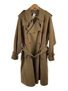 AURALEE◆コート/3/ウール/キャメ/A8AC01WF/WOOL CASHMERE FLANNEL BIG TRENCH COAT