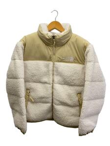 THE NORTH FACE◆SHERPA NUPTSE JACKET/フリースジャケット/XL/ポリエステル/WHT/NF0A5A84