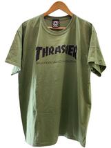 THRASHER◆Tシャツ/L/コットン/KHK/プリント_画像1