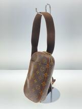 LOUIS VUITTON◆ポシェット・ガンジュ_モノグラム・キャンバス_BRW/レザー/BRW/総柄_画像2