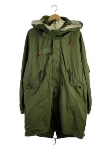 US.ARMY◆M-65 フィッシューテール/モッズコート/S-R/コットン/KHK/シェル/フード