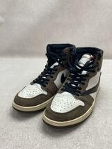 NIKE◆AIR JORDAN 1 HIGH OG TS SP/エアジョーダン1ハイ/ホワイト/CD4487-100/30cm_画像2